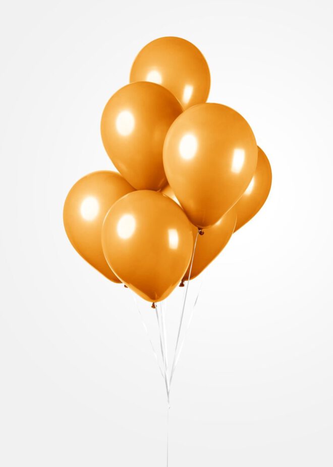 Latex ballonnen oranje 31cm) - 25 stuks