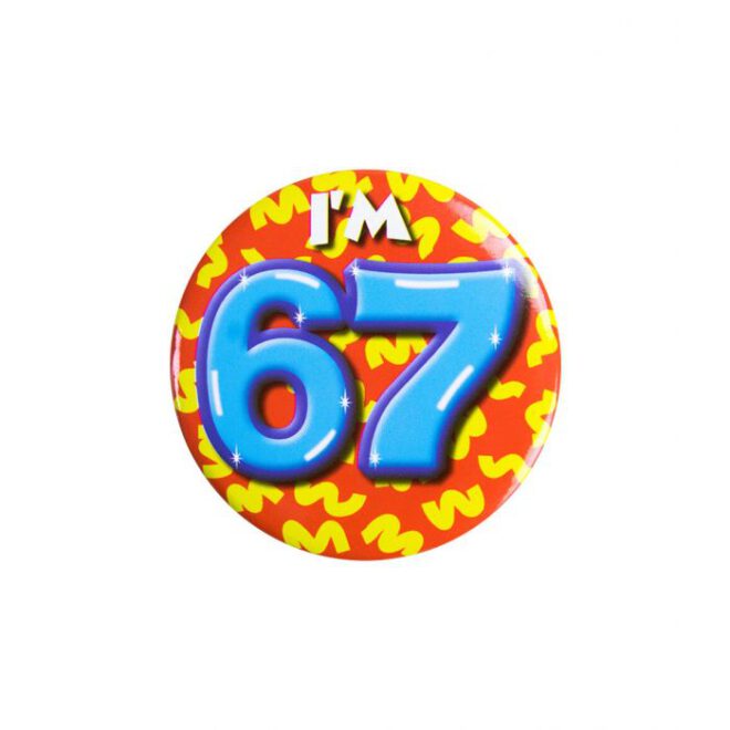 Button - I'm 67