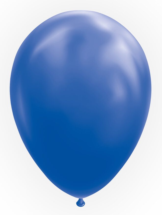 Latex ballonnen donker blauw (31cm) - 10 stuks