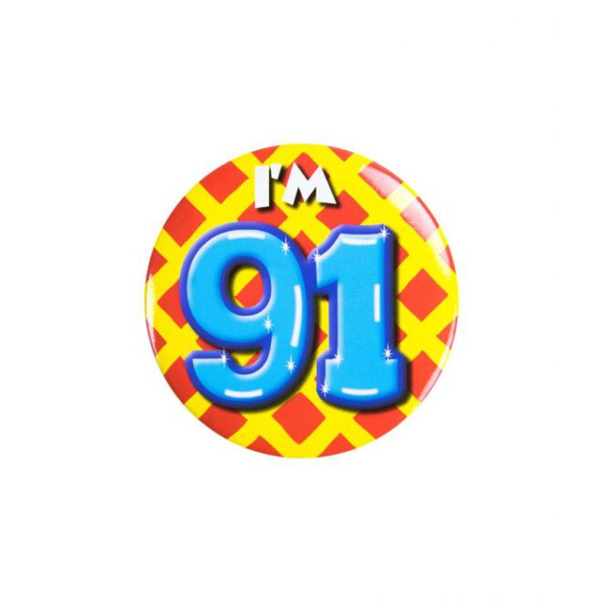 Button - I'm 91