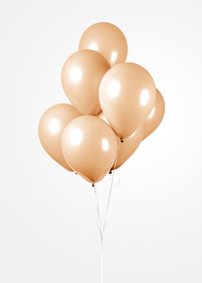 Latex ballonnen nude (31cm) - 25 stuks