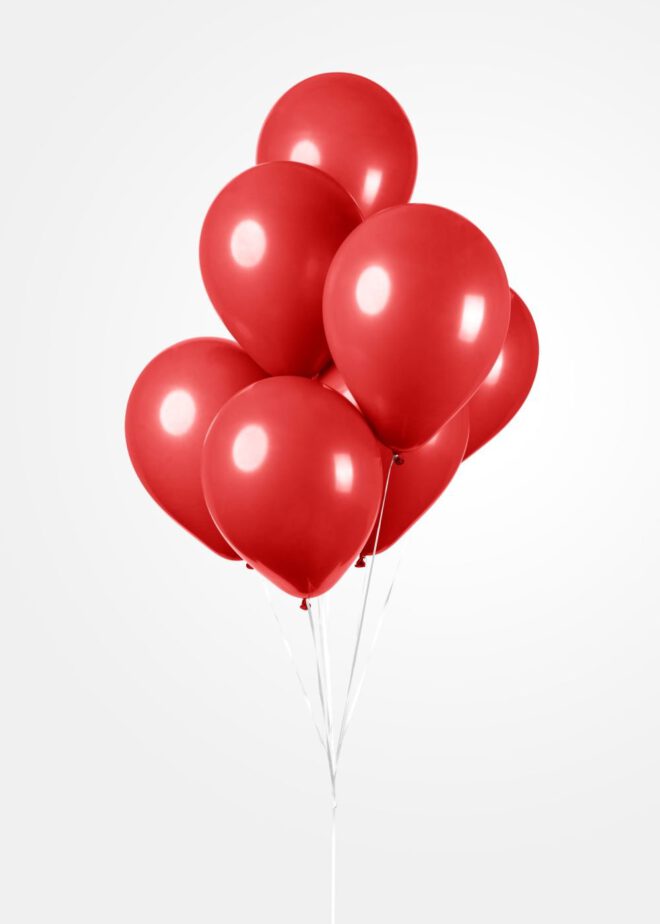 Latex ballonnen rood (31cm) - 10 stuks
