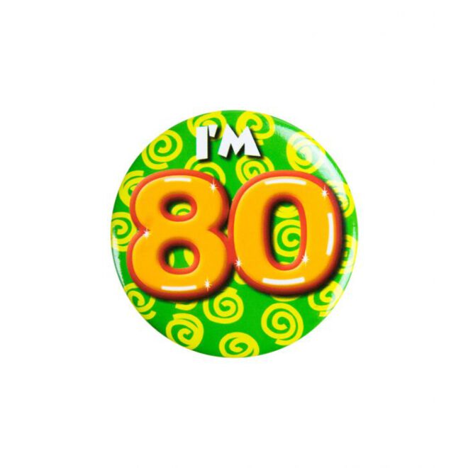 Button - I'm 80