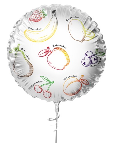 Folieballon Beterschap Fruit 43 cm doorsnee