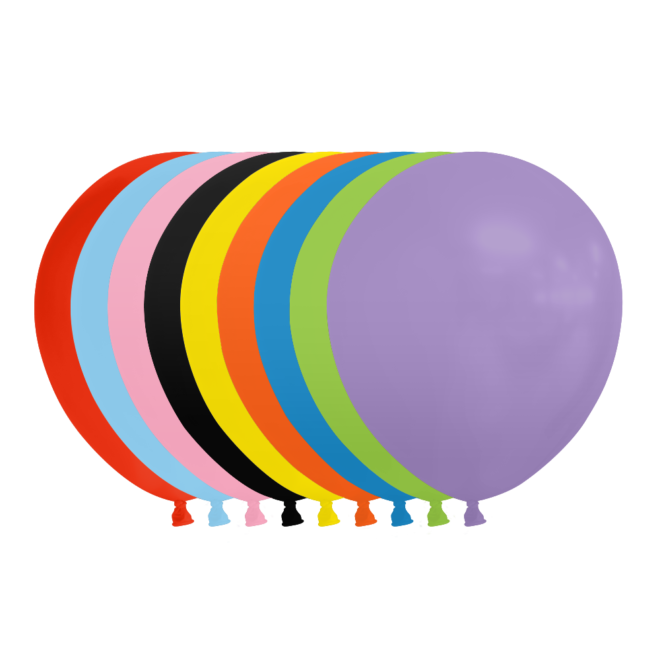 Latex ballonnen mix (5" - 13cm) - 100 stuks