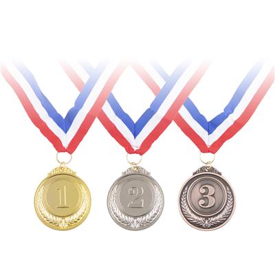 Medailleset Goud, Zilver en Brons