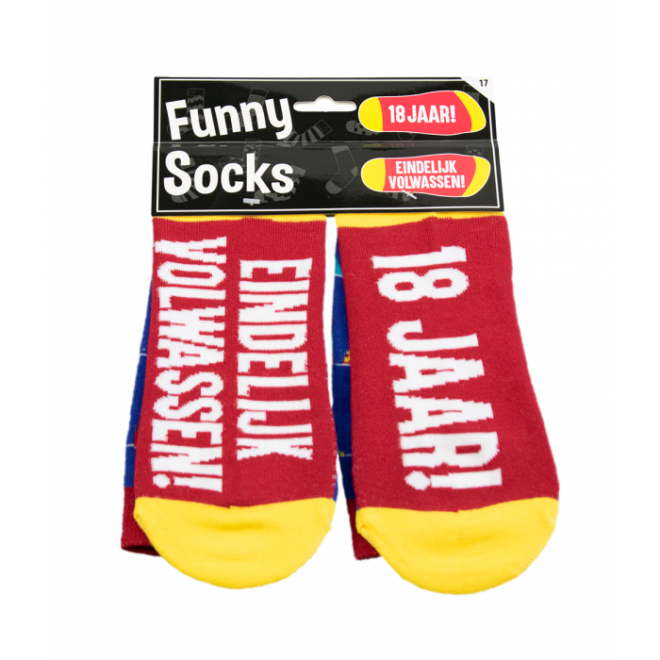 Funny Socks - 18 jaar