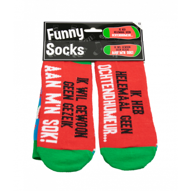 Funny Socks - Geen ochtendhumeur