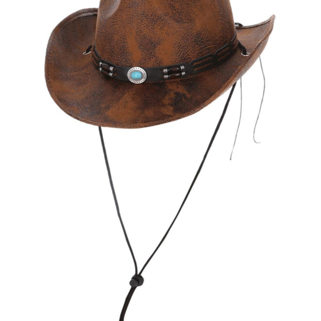 Leatherlook cowboyhoed Western
