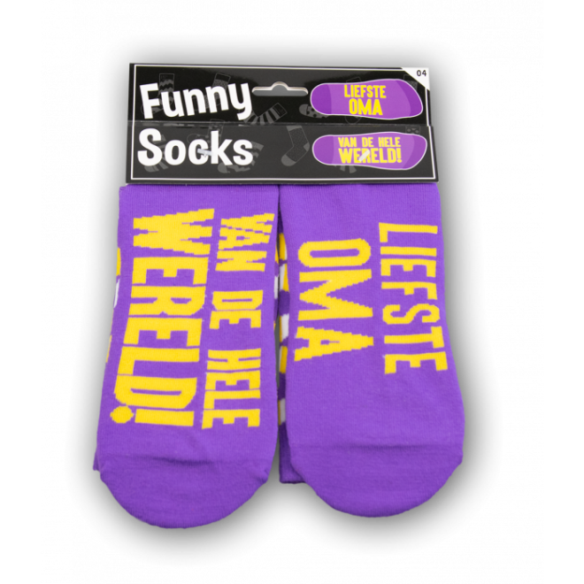 Funny Socks - Liefste oma