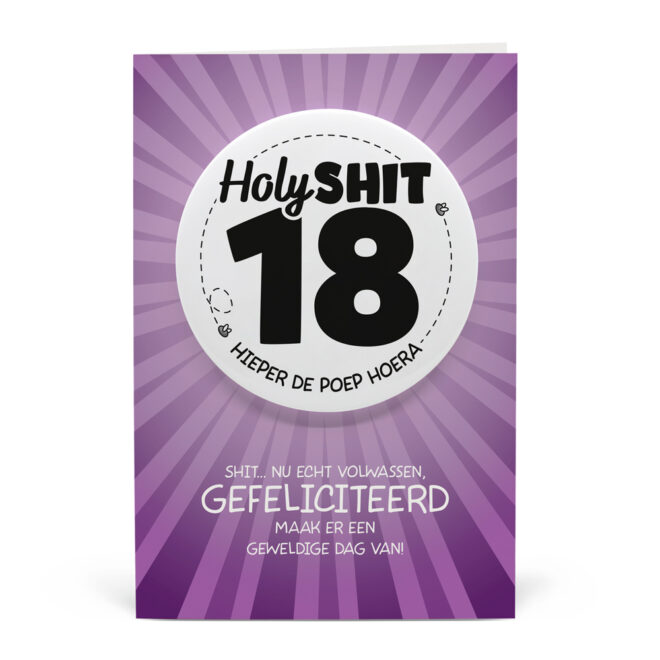 Shitbutton Giftcard - 18 jaar