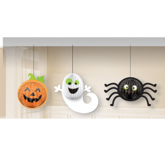 Hangdecoraties Halloween - 3 stuks
