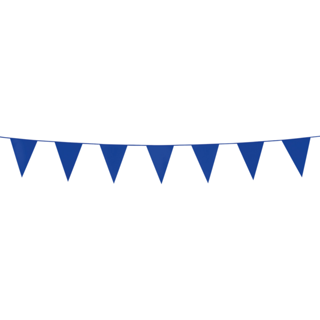 Mini vlaggenlijn (3m) - blauw