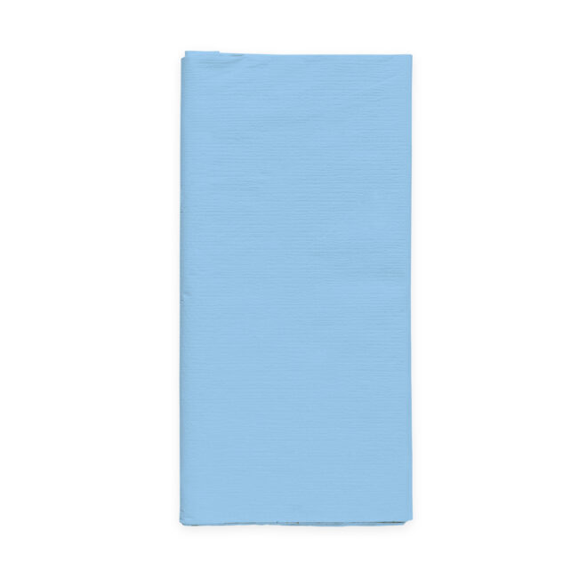 Papieren Tafelkleed licht blauw 120 x 180 cm