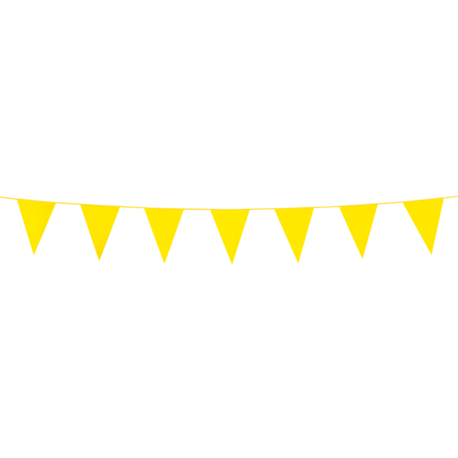 Mini vlaggenlijn (3m) - geel