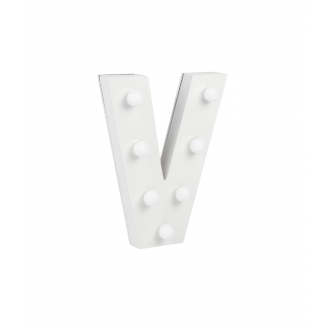 Licht letter - V