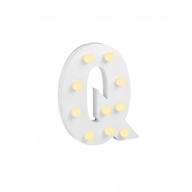 Licht letter - Q