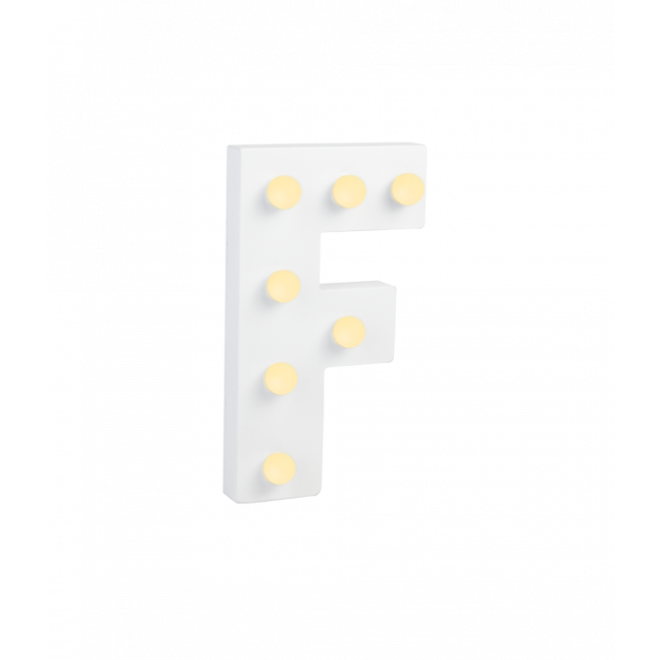 Licht letter - F