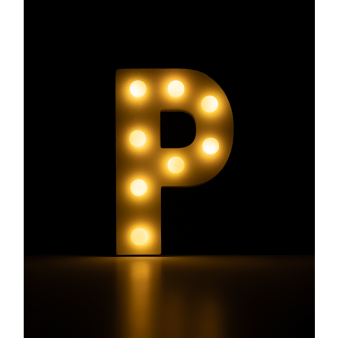 Licht letter - P
