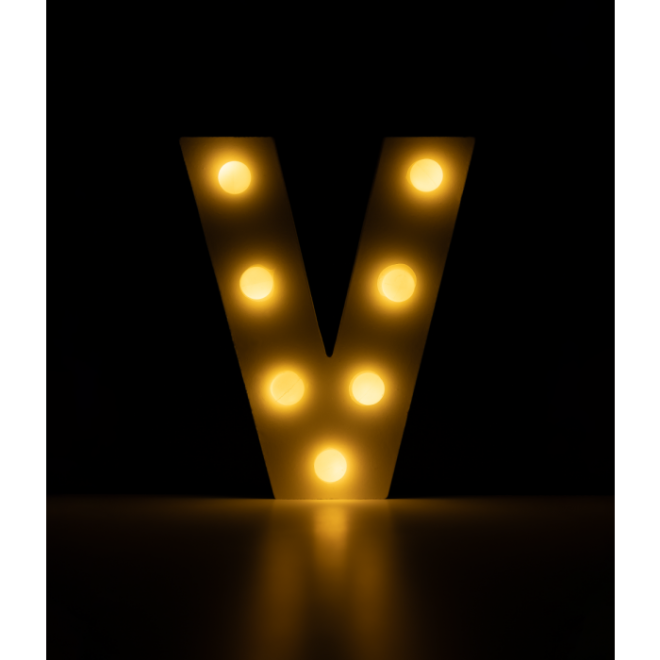 Licht letter - V