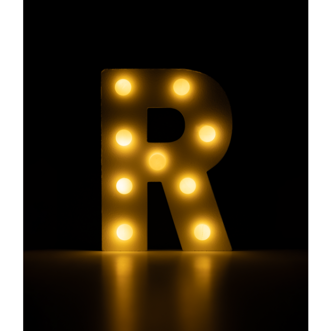 Licht letter - R