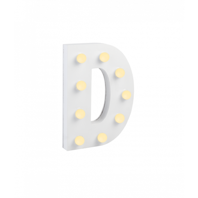 Licht letter - D