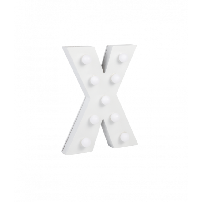 Licht letter - X