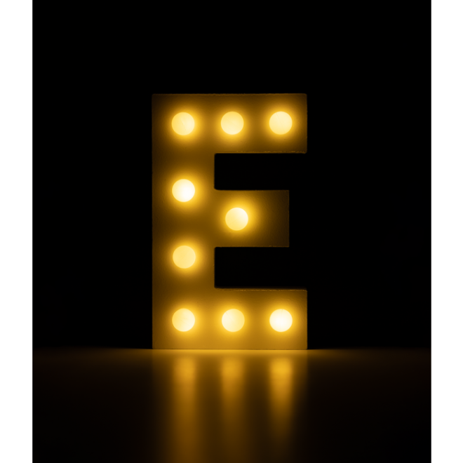 Licht letter - E