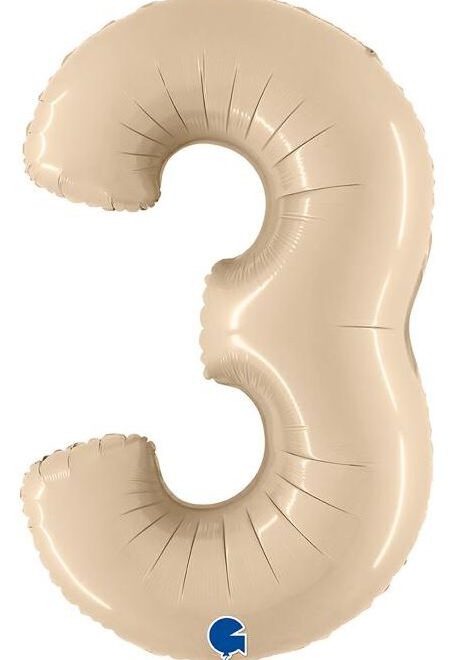 Number 3 - Cream - 40 inch - Grabo