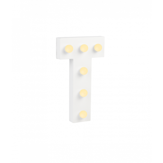 Licht letter - T