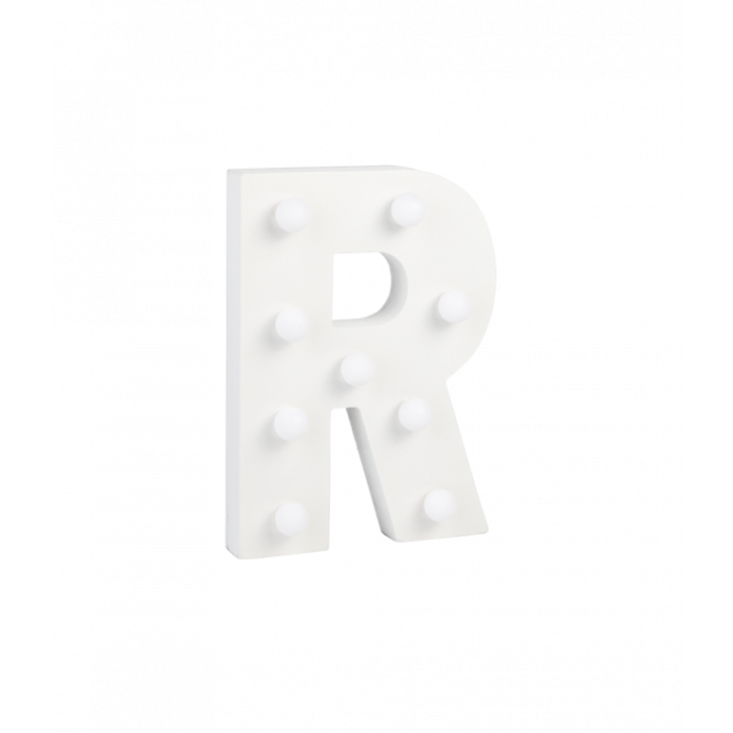 Licht letter - R