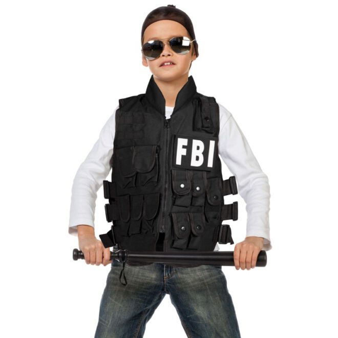 FBI-vest Luxe voor kinderen