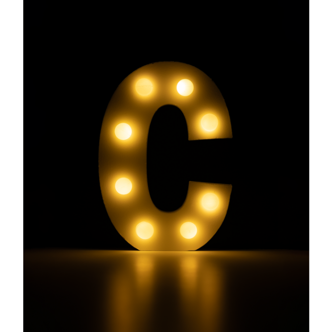 Licht letter - C