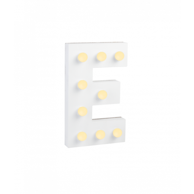 Licht letter - E