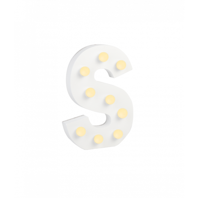 Licht letter - S