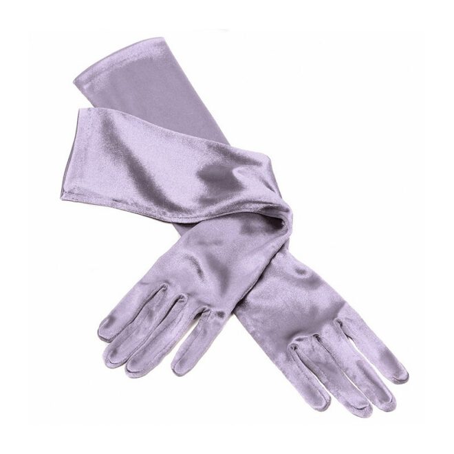 Gala handschoenen 48cm - Zilver