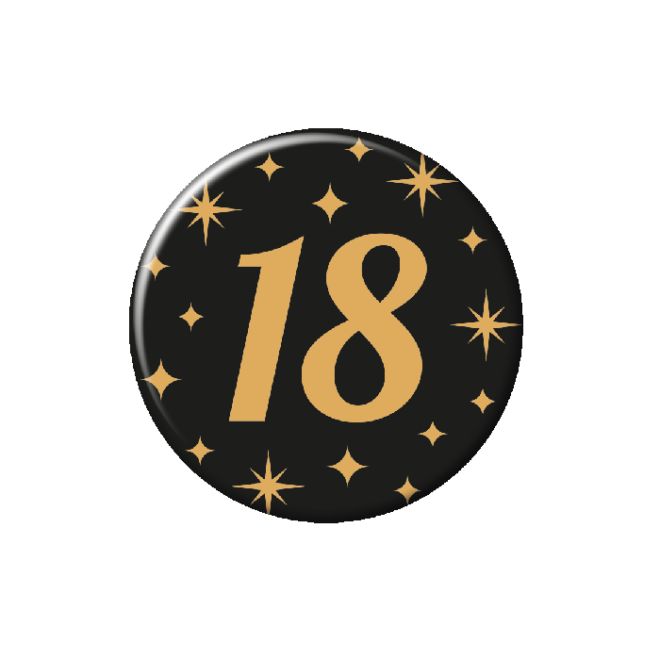 Classy Party Badge - 18