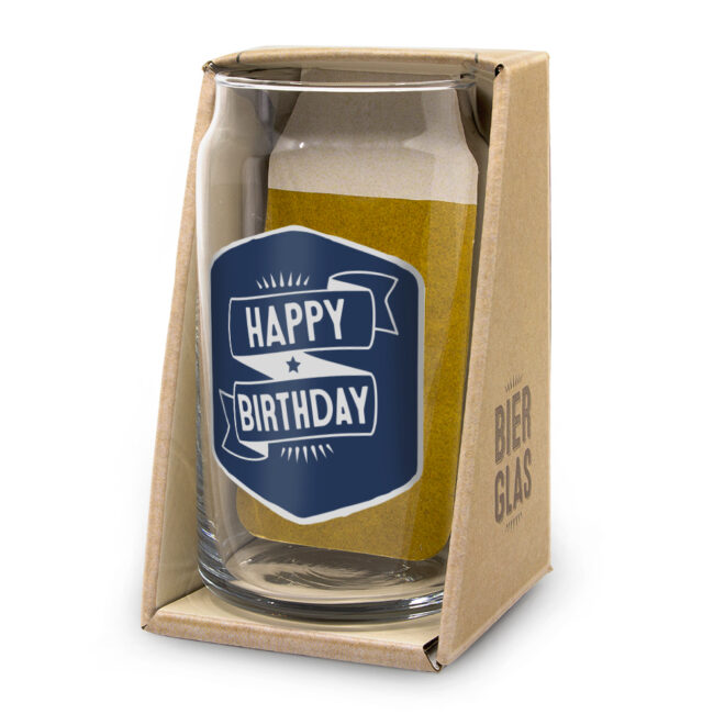 Bier glas - Happy Birthday