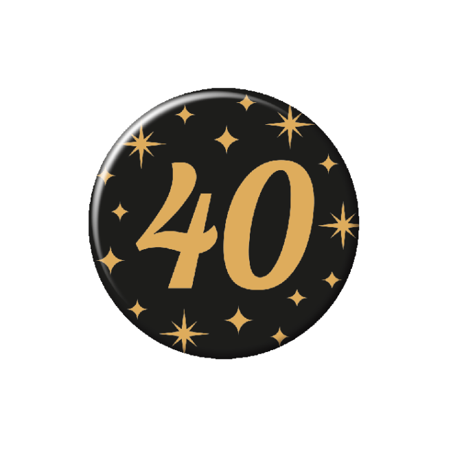 Classy Party Badge - 40
