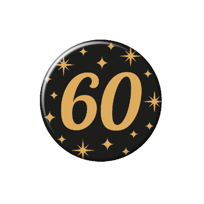 Classy Party Badge - 60