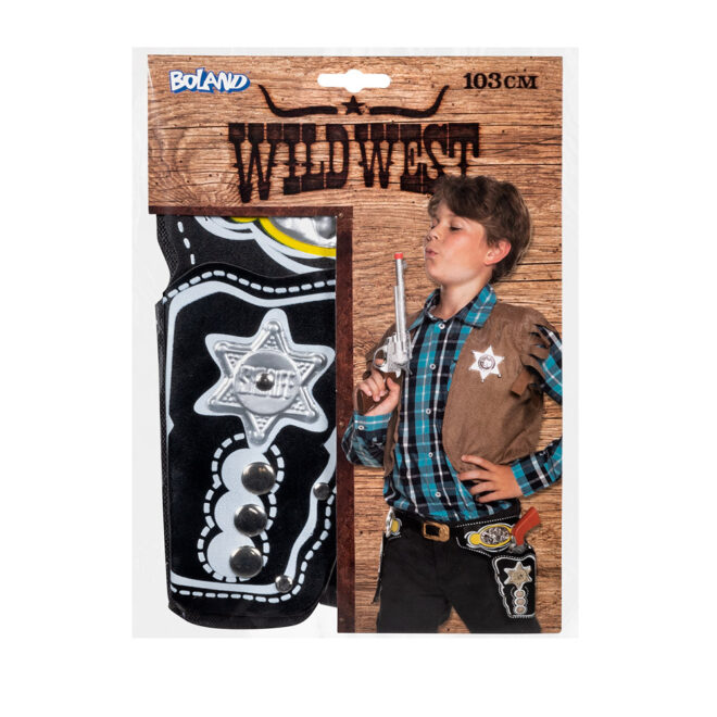 Cowboyholster dubbel Deputy