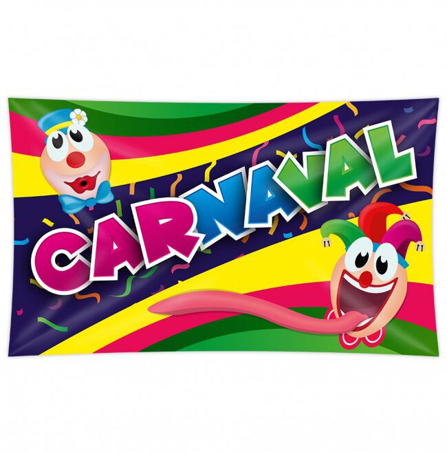 Gevelvlag Carnaval - 90 x 150cm