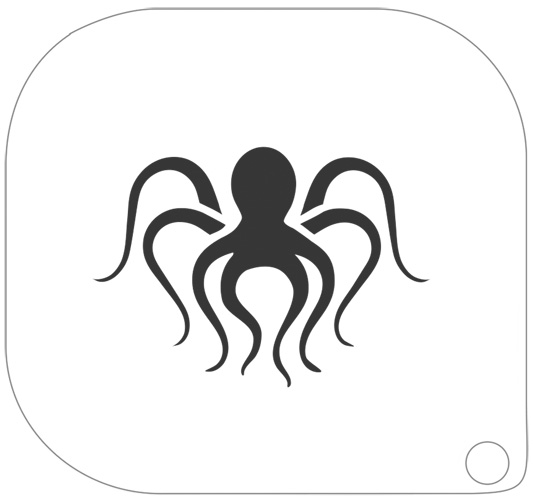 Grimas grimeersjabloon klein 111 - Octopus