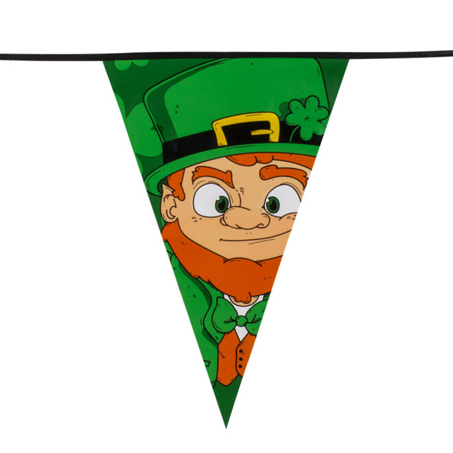 Reuzenvlaggenlijn St. Patrick's Day - 8 meter