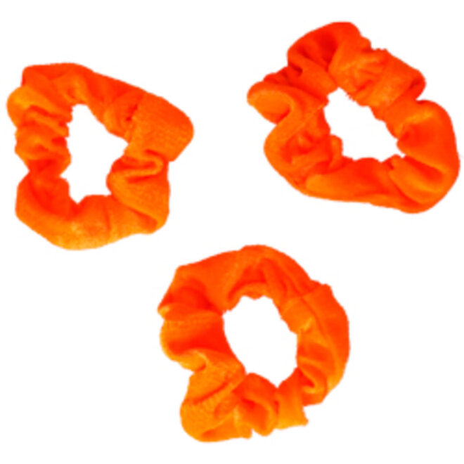 Scrunchies Oranje - 3 stuks