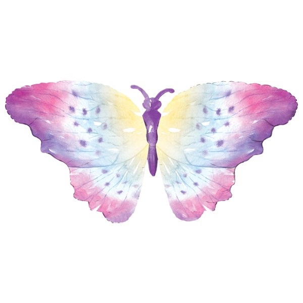 Qualatex Watercolor butterfly folie ballon 111 cm
