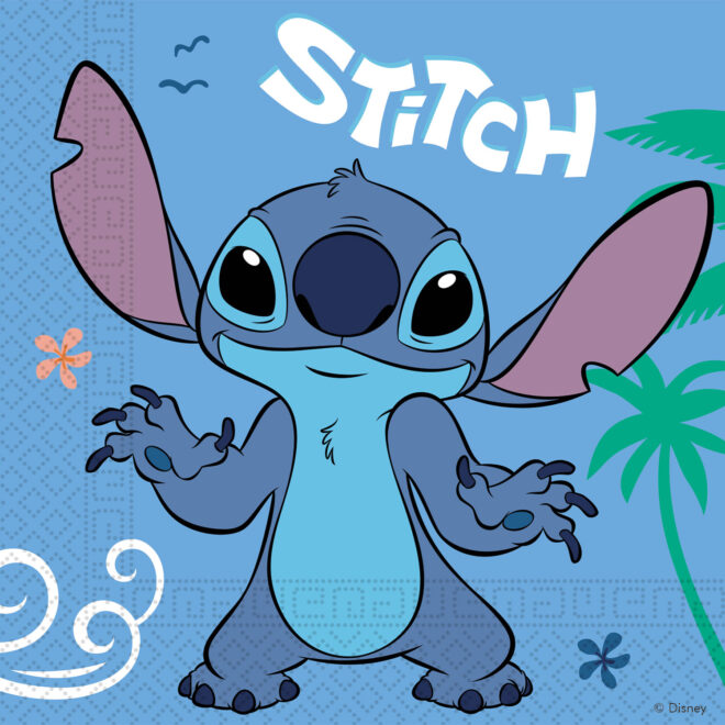 Stitch & Angel twee-laags servetten - 20 stuks