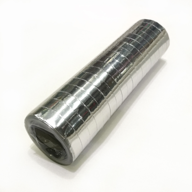 Serpentine metallic (4m) - Zilver