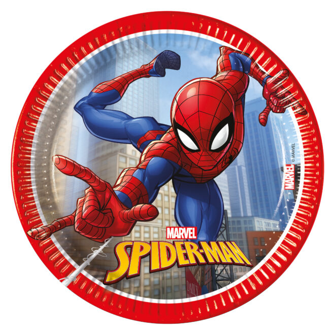 Spiderman borden Crine Fighter (20cm) - 8 stuks