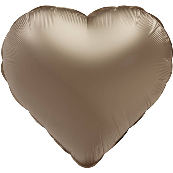 Folieballon hart (45cm) - Starlight Gold